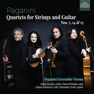 the album cover for Paganini / Paganini Ensemble Vienna - Quartets For Strings