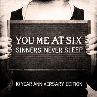 You Me at Six- Sinners Never Sleep: 10th Anniversary - Colored Vinyl