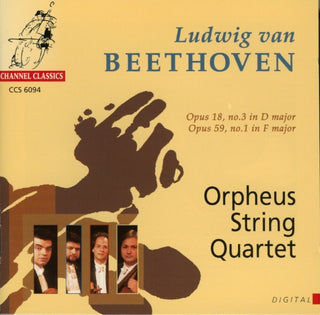 the album cover for Orpheus String Quartet - Beethoven-String Quartets Opus 18 & 59