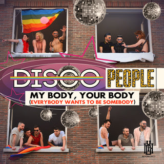 the album cover for Disco People - My Body, Your Body Everybody Wants (Mod)