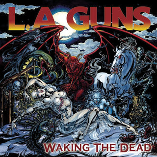 the album cover for L.A. Guns - Waking The Dead
