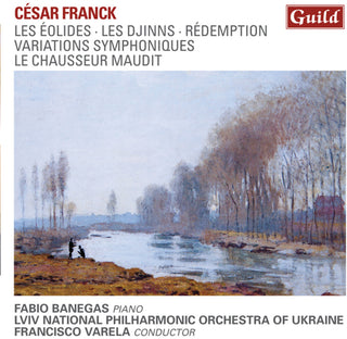 the album cover for Fabio Banegas - Cesar Franck Les Eolides Les Djinns Redeption