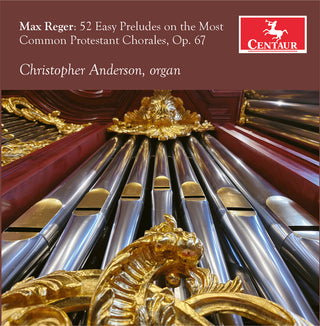 the album cover for Reger / Anderson - 52 Easy Preludes (2pk)