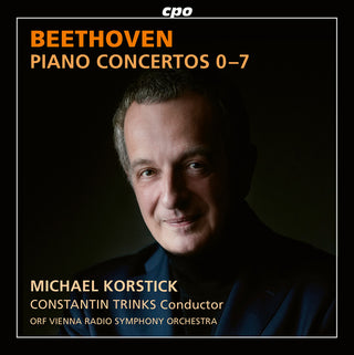 the album cover for Beethoven / Korstick - Piano Concertos 0-7 (4pk)