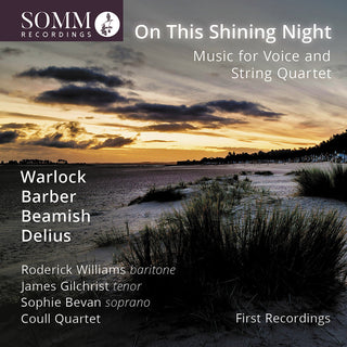 the album cover for Barber / Williams / Coull Quartet - On This Shining Night