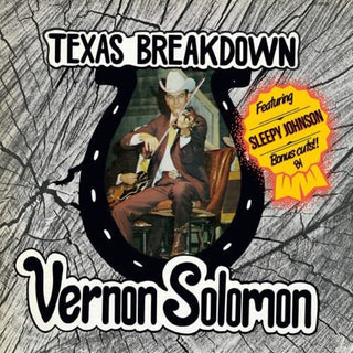 the album cover for Vernon Solomon - Texas Breakdown