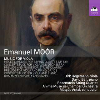 the album cover for Moor / Hegemann / Anima Musi - Music for Viola