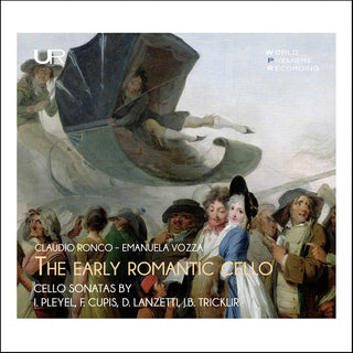 the album cover for Lanzetti / Ronco / Vozza - Early Romantic Cello