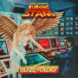 the album cover for Jack Starr's Burning Starr - Blaze Of Glory