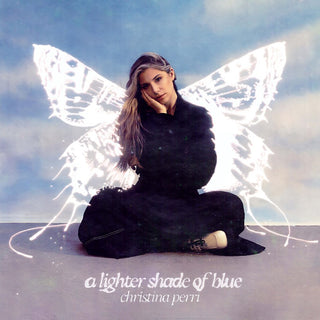 the album cover for Christina Perri - a lighter shade of blue