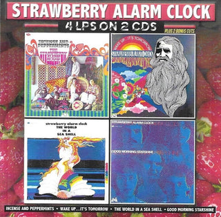 the album cover for The Strawberry Alarm Clock - Incense & Peppermints
