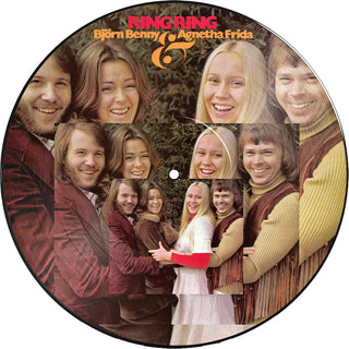 the album cover for ABBA - Ring Ring - Limited Picture Disc Pressing