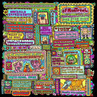 the album cover for Of Montreal - Freewave Lucifer f-ck f-ck f-ck