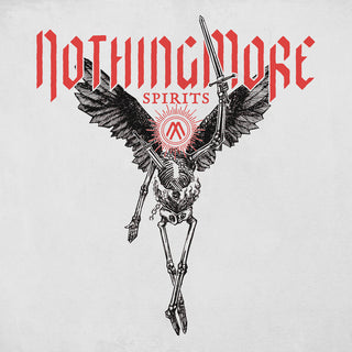 the album cover for Nothing More - Spirits (Z2 Comics) White W/Red Swirl [Colored Vinyl] (Red)
