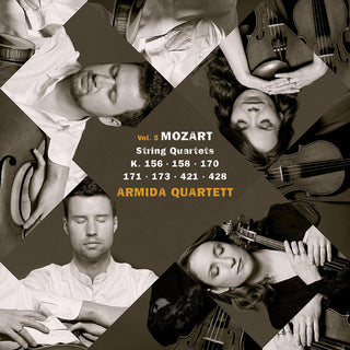 the album cover for Mozart / Armida Quartet - String Quartets 5 (2pk)