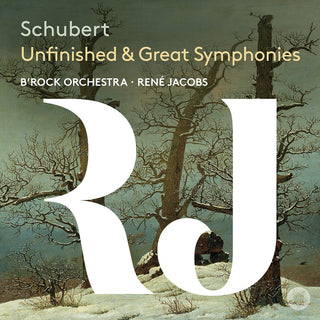 the album cover for Schubert / B'Rock Orchestra - Unfinished & Great Symphony