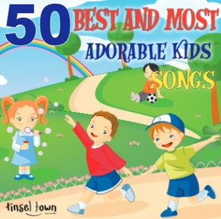 the album cover for Tinsel Town Kids - 50 Best & Most Adorable Kids Songs (2pk)