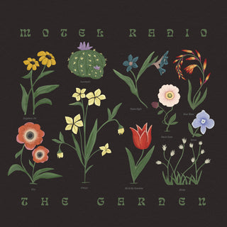 the album cover for Motel Radio - The Garden