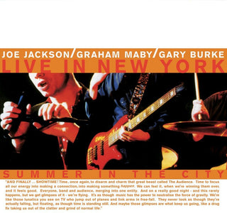 the album cover for Joe Jackson - Summer In The City: Live In New York
