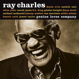 the album cover for Ray Charles - Genius Loves Company