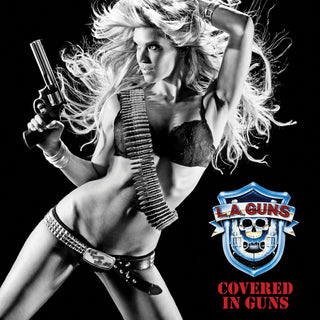 the album cover for L.A. Guns - Covered In Guns