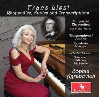 the album cover for Liszt / Agranovich - Rhapsodies Etudes