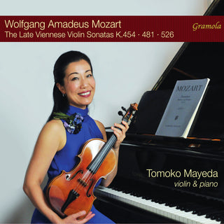 the album cover for Mozart / Mayeda - Late Viennese Violin Sonatas