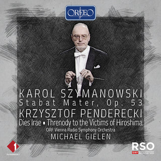 the album cover for Penderecki / Orf Vienna Radio Symphony Orch - Stabat Mater / Dies Irae