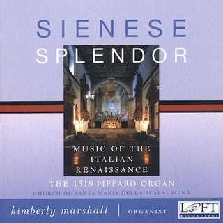 the album cover for KIMBERLY MARSHALL - Sienese Splendor
