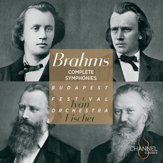 the album cover for Brahms / Budapest Festival Orch / Fischer - Complete Symphonies (4pk)