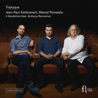 the album cover for J Bach .S. / Estievenart / Romaniuk - Triptyque