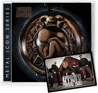 the album cover for Accuser - Diabolic