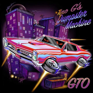 the album cover for Tino Gs Dumpster Machine - Gto