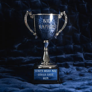 the album cover for Kid Kapichi - Here's What You Could Have Won