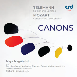 the album cover for Mozart / Magub / Harwood - Canons