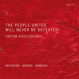 the album cover for Beethoven / Kholodenko - People United