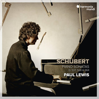 the album cover for Paul Lewis - Schubert: Piano Sonatas D. 537 568 & 664