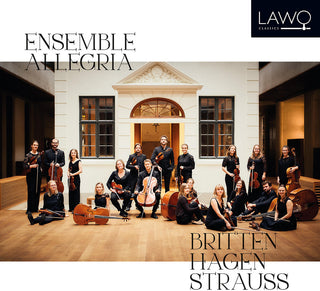 the album cover for Britten / Ensemble Allegria - Music For String Orchestra