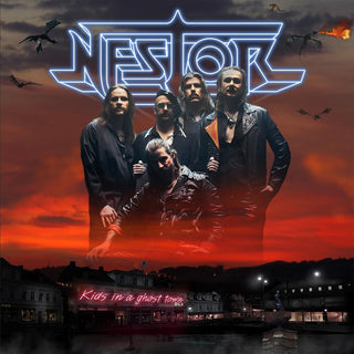 the album cover for Nestor - Kids In A Ghost Town