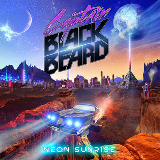 the album cover for Captain Black Beard - Neon Sunrise