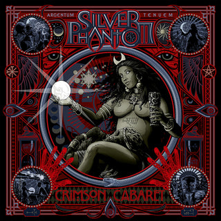 the album cover for Silver Phantom - Crimson Cabaret