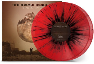 Threshold- Dividing Lines - Transparent Red W/ Black Splatter