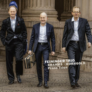the album cover for Brahms / Korngold / Feininger Trio - Piano Trios