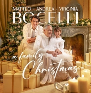 the album cover for Andrea Bocelli - A Family Christmas - SHM-CD