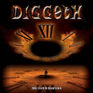 the album cover for Diggeth - Zero Hour in Doomtown