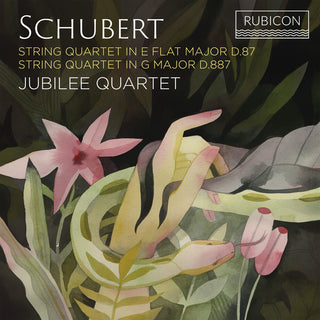 the album cover for Jubilee Quartet - Schubert: String Quartets D.87 & D.887