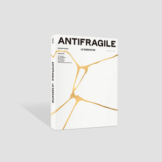 the album cover for LE SSERAFIM - ANTIFRAGILE [IRIDESCENT OPAL]