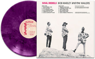 Bob Marley & the Wailers- Soul Rebels Dub - Purple Marble