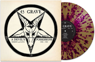 45 Grave- A Devil's Possessions - Demos & Live 1980-1983 - GOLD/PURPLE SPLATTER