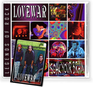 the album cover for LoveWar - Soak Your Brain [Remastered]